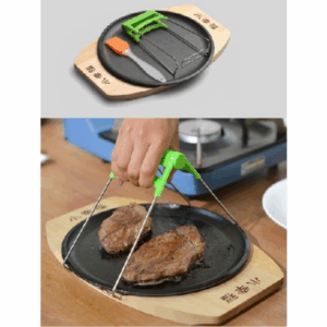 Đĩa Gang Nướng Đĩa Bít Tết Chống Dính