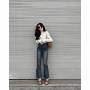 Quần Jeans Nữ Ống Loe, Quần Bò Nữ Ống Loe