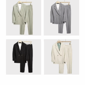 Bộ Đồ Vest Dáng Rộng Cao Cấp