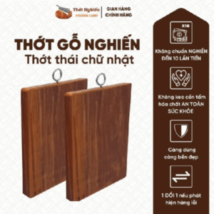 Thớt Thái Gỗ Nghiến Chữ Nhật