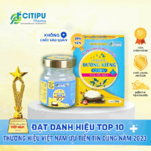 Hộp 6 Hũ Yến Sào Cao Cấp Đường Kiêng