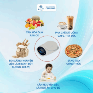 Cân Tiểu Ly Điện Tử Nhà Bếp Mini