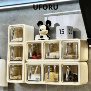 Kệ Đựng Gia Vị Dán Tường