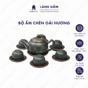 Bộ Ấm Chén Uống Trà Tử Sa Đất Nung