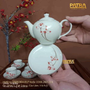 Bộ Ấm Trà Bát Tràng