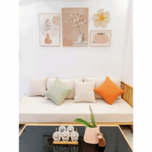 Set 4 Tranh Đồng Hồ 3D Treo tường