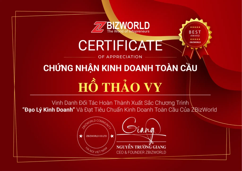 Đạo Lý Kinh Doanh